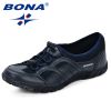 BONA New Outdoors Adults Trainers Running Shoes Woman Mesh Footwear Sport Athletic Breathable Female Sneakers 2019 Spring Autumn