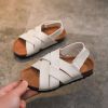 2022 Summer Girls Leather Sandals for Children Beach Shoes Kids Sports Soft Non-slip Casual Toddler Baby Sandals