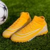 Large size youth adult football shoes long spikes short spikes sports football shoes