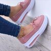 Shoes Women's 2022 Summer Platform Sport Casual Shoes Lace-up Flats Plus Size 43 Comfort Non Slip Women Loafers Vulcanize Shoes