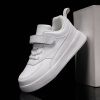 Fashion Big Girls Casual Winter Spring Leather Shoes Baby Boys Toddler Sport White Sneakers for School 2022 New