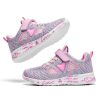 2022 Kids Casual Shoes For Girls Light Mesh Sneakers Kids Autumn Children Fashion Tenis Cute Sport Female Running Sock Footwear