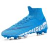 Original Trend Men Soccer Shoes Adult Kids TF/FG High Ankle Football Boots Grass Training Sport Footwear Cleats Sneakers 35-45