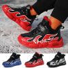 Boys Running Shoes Winter Fashion Children Sport Shoes Pu Leather Waterproof Kids Sneakers Warm Plus Fur Boots Trekking Shoes