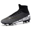 Original Trend Men Soccer Shoes Adult Kids TF/FG High Ankle Football Boots Grass Training Sport Footwear Cleats Sneakers 35-45