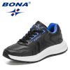 BONA 2022 New Designers Action Leather Running Shoes Women Outdoor Sports Shoes Sneakers Ladies Walking Jogging Shoes Feminimo