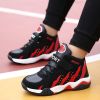 Waterproof Kids Sport Shoes High Top Boys Basketball Shoes Spring Autumn Leather Running Shoes Non-slip Sneakers Tenis Infantil