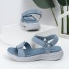 New Sports Style Women's Sandals Non-slip Soft Bottom Light Wedge Ladies Shoes With British Comfortable Outdoor Female Sandals