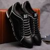 Male Sneakers 2022 Spring Autumn Men's Business Shoes Fashion British Style Man Leisure Leather Sports Shoes Large Size 38-50