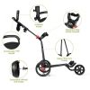 Golf Exercising Durable Folding Push Pull Golf Cart Trolley