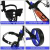 Outdoor Recreation Games 3 Wheels Foldable Push Pull Golf Trolley