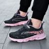 2022 Autumn Pink Girls Running Shoes Kids Tenis Snenkers Children Sport Shoes Breathable Mesh Boys Casual Walking Sneakers