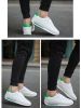 White Leather Sneakers Men Women Boys Girls Sport Vulcanized Casual Shoes Comforthable Spring Fashion School Student Tennis Sale