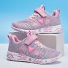 2022 Kids Casual Shoes For Girls Light Mesh Sneakers Kids Autumn Children Fashion Tenis Cute Sport Female Running Sock Footwear