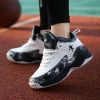 Boys Brand Basketball Shoes for Kids Sneakers Thick Sole Non-slip Children Sports Shoes Child Boy Basket Trainer Shoes 2021 New