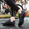 MTB Cycling Shoes Men Sport Self-locking Road Bike Boots Speed Sneaker Racing Women Bicycle Shoes Flat Cleats Mountain SPD Clits