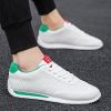 White Leather Sneakers Men Women Boys Girls Sport Vulcanized Casual Shoes Comforthable Spring Fashion School Student Tennis Sale