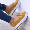 Shoes Women's 2022 Summer Platform Sport Casual Shoes Lace-up Flats Plus Size 43 Comfort Non Slip Women Loafers Vulcanize Shoes