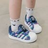 2022 Spring Kids Pu Leather Shoes Baby Girls Sport Sneakers Children Shoes Boys Tennis Shoes Fashion Casual Shoes Soft Trainer