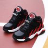 Waterproof Kids Sport Shoes High Top Boys Basketball Shoes Spring Autumn Leather Running Shoes Non-slip Sneakers Tenis Infantil