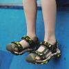 Kids Camouflage Sandals Wrap The Toes 2022 Summer Boys Beach Shoes Fashion Mixed Color Children Walking Shoes Boy Sport Sandal