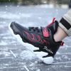 Winter Kids Running Shoes Anti-Skid Sports Shoe Outdoor Warm Plus Fur Sneakers Light Soft Flat Children's Shoe Hiking Waterproof