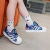 2022 Spring Kids Pu Leather Shoes Baby Girls Sport Sneakers Children Shoes Boys Tennis Shoes Fashion Casual Shoes Soft Trainer