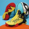 Boys Basketball Shoes Children's High-Top Breathable Outdoor Casual Tennis Shoes Boys Running Sports Shoes Kids Sneakers Autumn