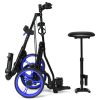 Outdoor Recreation Games 3 Wheels Foldable Push Pull Golf Trolley