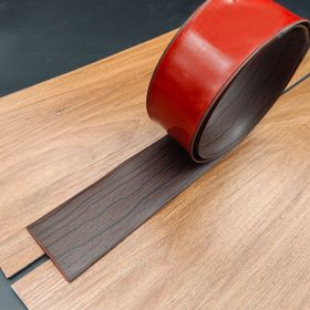 Floor Transition Cover Strip Self-adhesive Decorative Strip (Option: Black Walnut-5CM Wide 300CM)