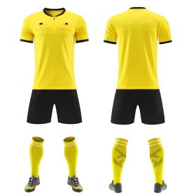 Football Referee Clothing Match Referee Clothing Suit (Option: Yellow-XL)