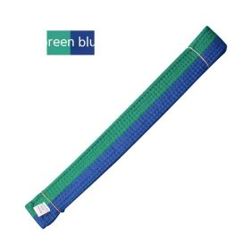 Simple Solid Color Taekwondo Belt Ribbon (Option: Green Blue Ribbon-280cm)