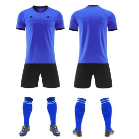 Football Referee Clothing Match Referee Clothing Suit (Option: Blue-XL)