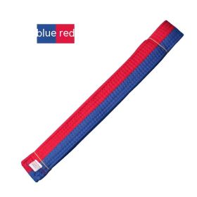 Simple Solid Color Taekwondo Belt Ribbon (Option: Blue And Red Belt-280cm)