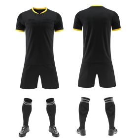 Football Referee Clothing Match Referee Clothing Suit (Option: Black-XL)